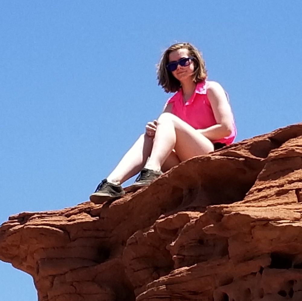 A bright pink tank top